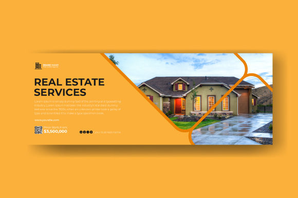 Clean Real Estate Facebook Cover: A Smart Social Media Template
