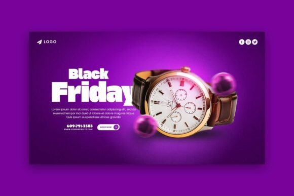 Designing a High-Impact Black Friday Sale Web Banner