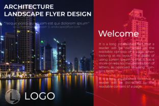 Elevate Your Brand: The Architecture Landscape Flyer Design