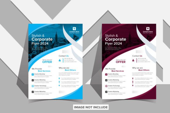 Elevate Your Brand: The Stylish Corporate Flyer 2024 Template