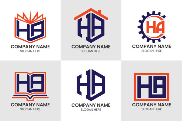 Elevate Your Brand with the Initial Letter H a Logo Set