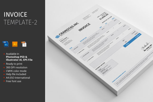 Invoice Template-2: A Modern System for Professional Billing