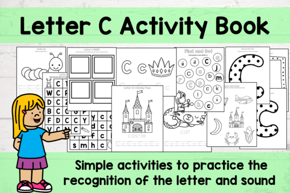 Letter C Activity Workbook: A Creative Design Asset for Early Learning