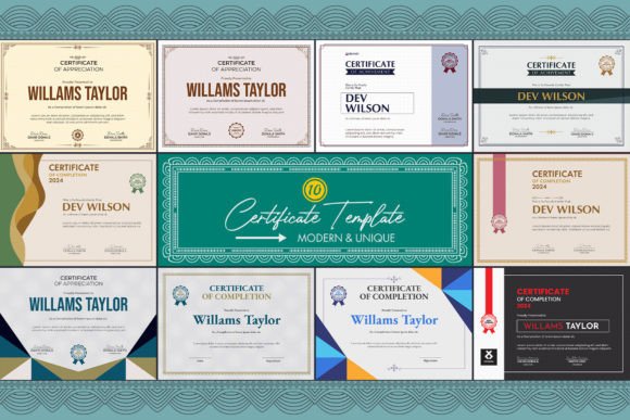 Professional Certificate Designs: A Designer's Toolkit